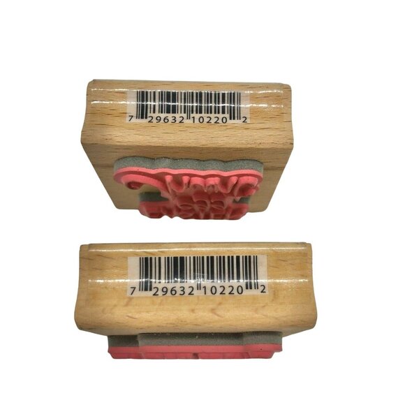 Easter 2 Piece Stamp Bundle Egg Hunt Sunday Script Crafting Decorating - Picture 5 of 7